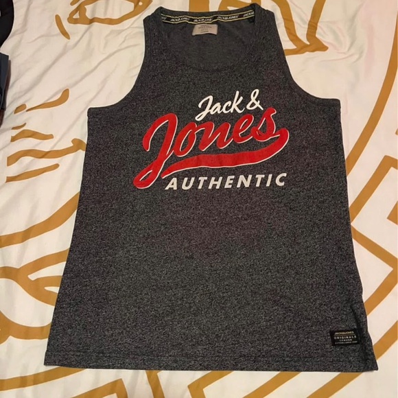 Jack & Jones Designer Fitted Mens Tank Top. Medium - Picture 3 of 3